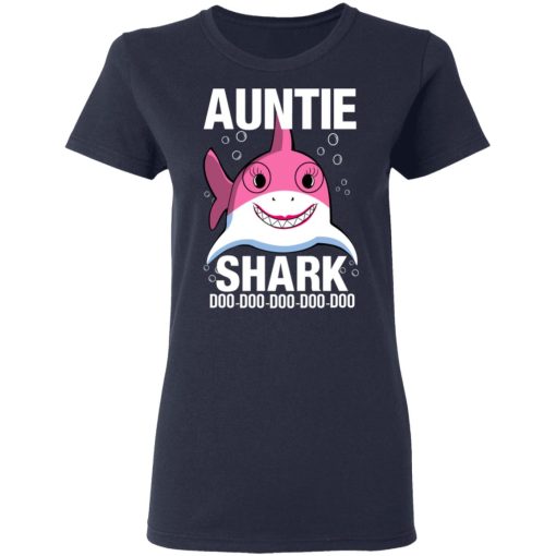 Auntie Shark Doo Doo Doo Doo Doo T-Shirts - Image 7