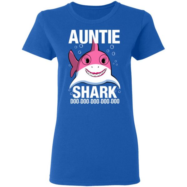 Auntie Shark Doo Doo Doo Doo Doo T-Shirts Apparel 10