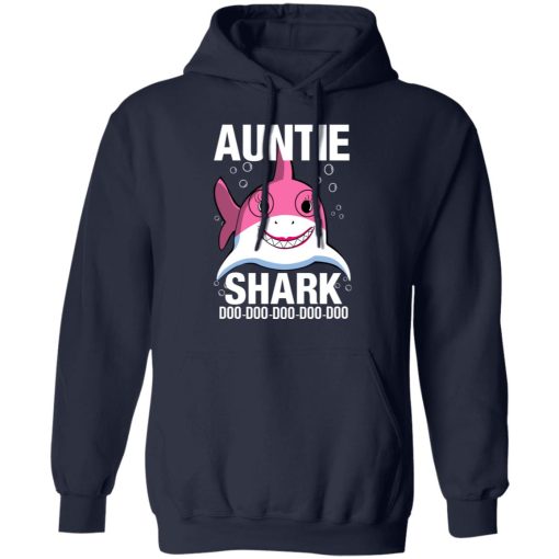 Auntie Shark Doo Doo Doo Doo Doo T-Shirts - Image 11