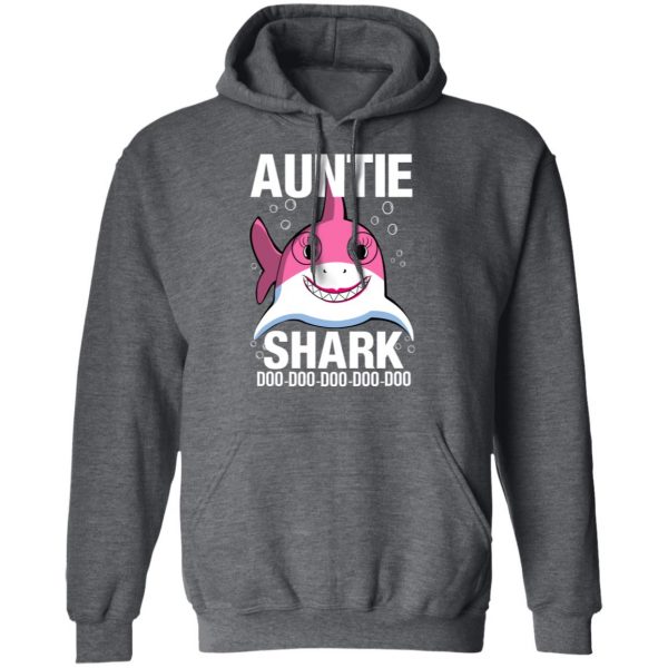 Auntie Shark Doo Doo Doo Doo Doo T-Shirts Apparel 14
