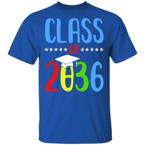 Grow With Me First Day Of School Class Of 2036 Youth T-Shirts 4