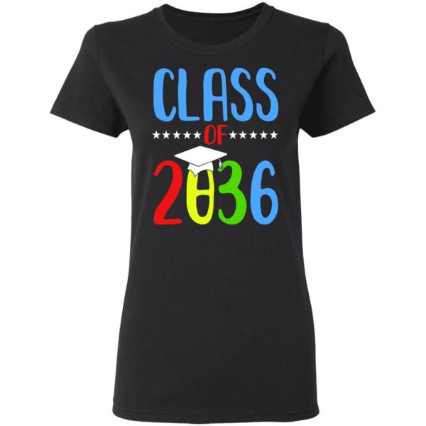 Grow With Me First Day Of School Class Of 2036 Youth T-Shirts 5