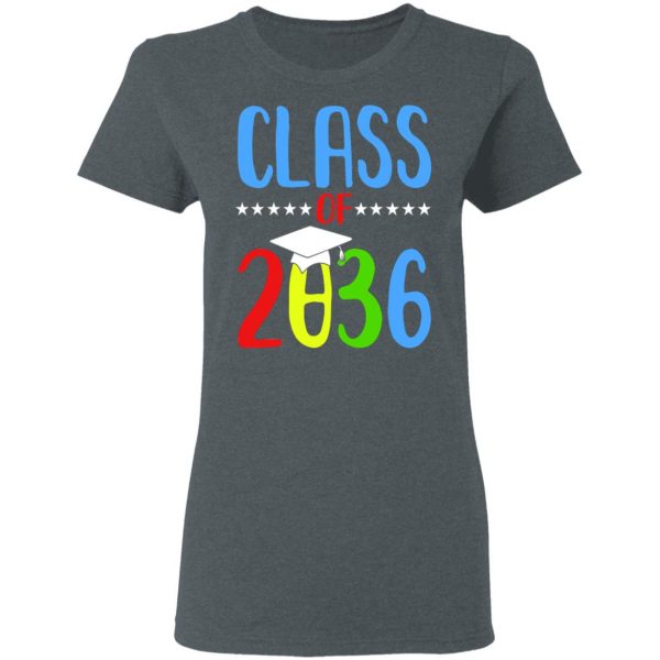 Grow With Me First Day Of School Class Of 2036 Youth T-Shirts 6
