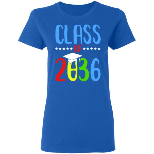 Grow With Me First Day Of School Class Of 2036 Youth T-Shirts 8