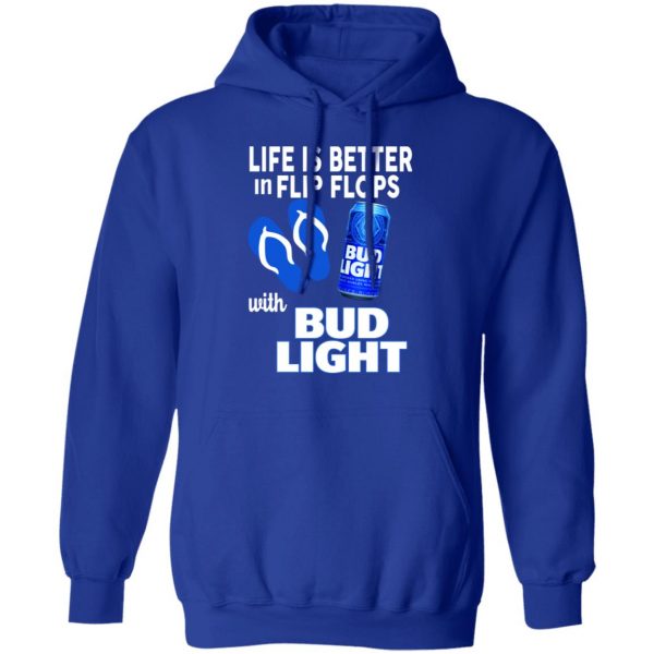 Life Is Better In Flip Flops With Bid Light T-Shirts 13
