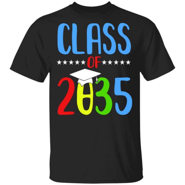 Grow With Me First Day Of School Class Of 2035 Youth T-Shirts 1
