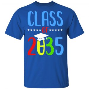 Grow With Me First Day Of School Class Of 2035 Youth T-Shirts 16
