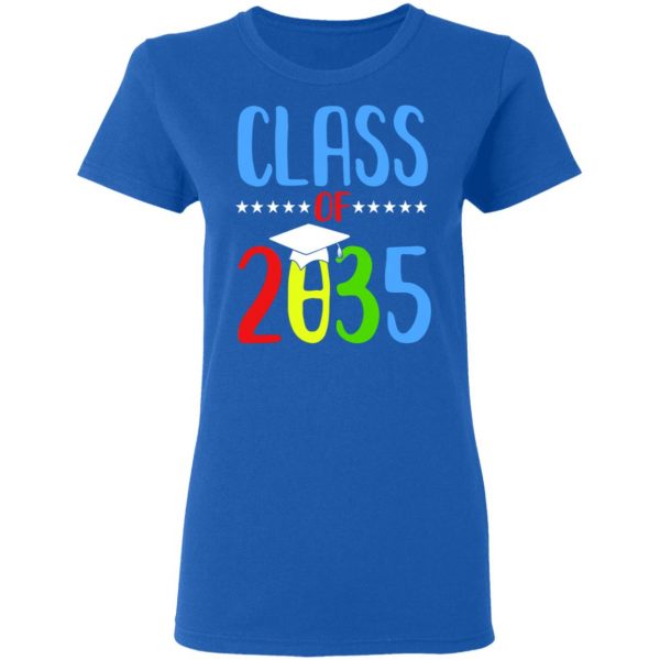 Grow With Me First Day Of School Class Of 2035 Youth T-Shirts 8