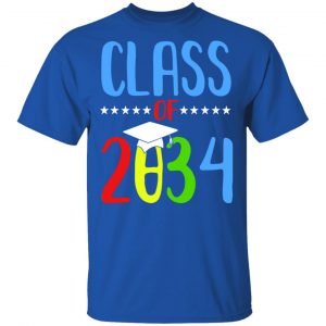 Grow With Me First Day Of School Class Of 2034 Youth T-Shirts 16