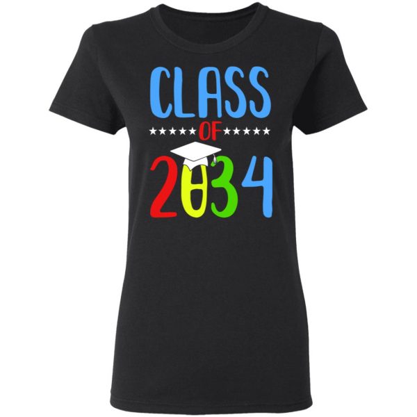 Grow With Me First Day Of School Class Of 2034 Youth T-Shirts 5