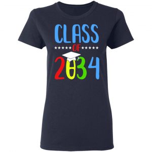 Grow With Me First Day Of School Class Of 2034 Youth T-Shirts 19