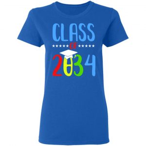 Grow With Me First Day Of School Class Of 2034 Youth T-Shirts 20