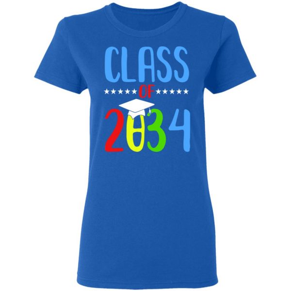 Grow With Me First Day Of School Class Of 2034 Youth T-Shirts 8