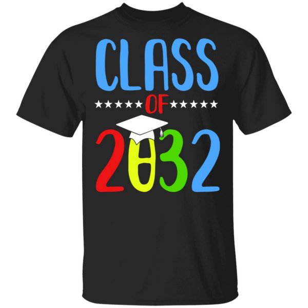 Grow With Me First Day Of School Class Of 2032 Youth T-Shirts 1