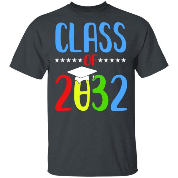 Grow With Me First Day Of School Class Of 2032 Youth T-Shirts 2