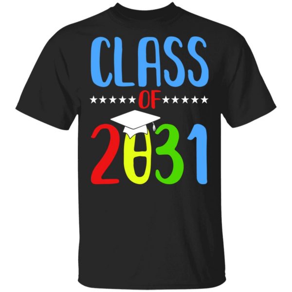 Grow With Me First Day Of School Class Of 2031 Youth T-Shirts 1