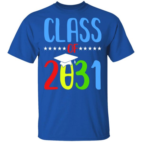 Grow With Me First Day Of School Class Of 2031 Youth T-Shirts 4