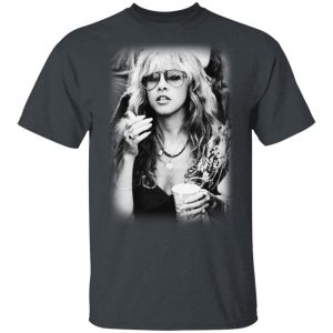 Stevie Nicks Smoking Young Vintage Fleet Mac T-Shirts Music 2