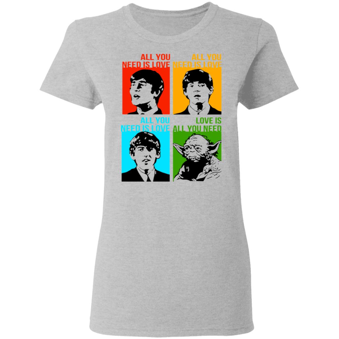 beatles all you need is love shirt