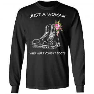 Just A Woman Who Wore Combat Boots T-Shirts 21