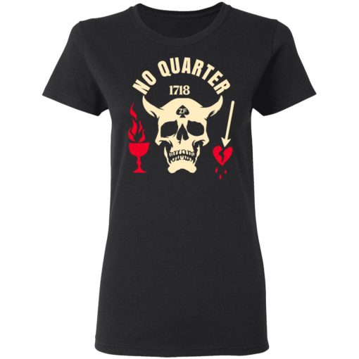 Black Beard No Quarter 1718 T-Shirts 2