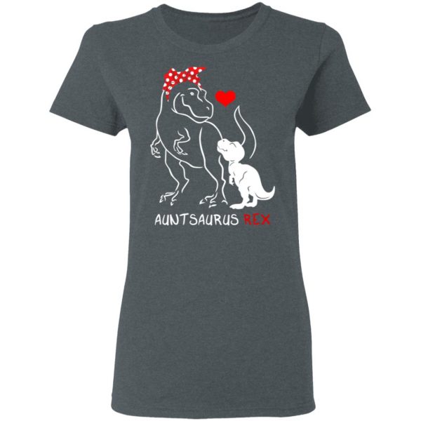 Dinosaurus Auntsaurus Rex Funny Aunt T-Shirts 6