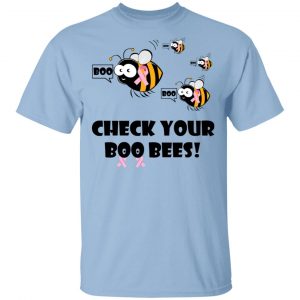 Breast Cancer Awareness Check Your Boo Bees T-Shirts Awareness