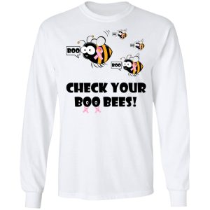 Breast Cancer Awareness Check Your Boo Bees T-Shirts 19