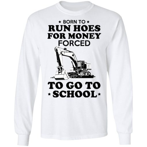 Born To Run Hoes For Money Forced To Go To School Youth T-Shirts - Image 8