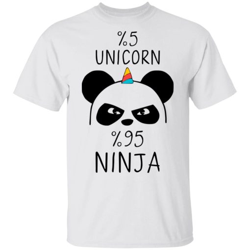 Pandacorn 5% Unicorn 95% Ninja T-Shirts 2