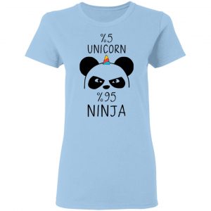 Pandacorn 5% Unicorn 95% Ninja T-Shirts 15