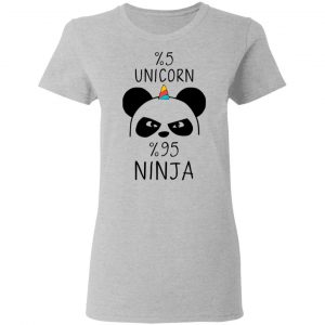 Pandacorn 5% Unicorn 95% Ninja T-Shirts 17