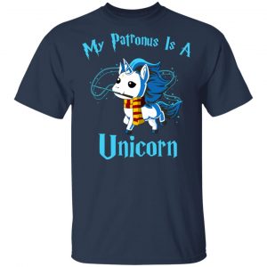 Unicorn Lovers My Patronus Is A Unicorn T-Shirts 15
