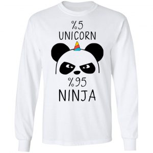 Pandacorn 5% Unicorn 95% Ninja T-Shirts 19