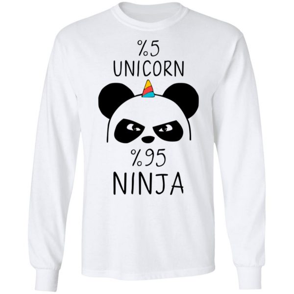 Pandacorn 5% Unicorn 95% Ninja T-Shirts 8