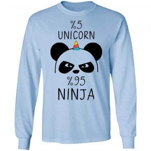 Pandacorn 5% Unicorn 95% Ninja T-Shirts 20