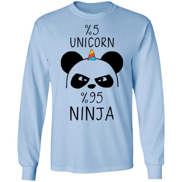 Pandacorn 5% Unicorn 95% Ninja T-Shirts 9