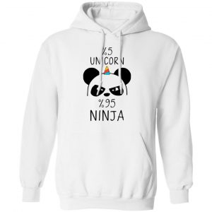 Pandacorn 5% Unicorn 95% Ninja T-Shirts 22
