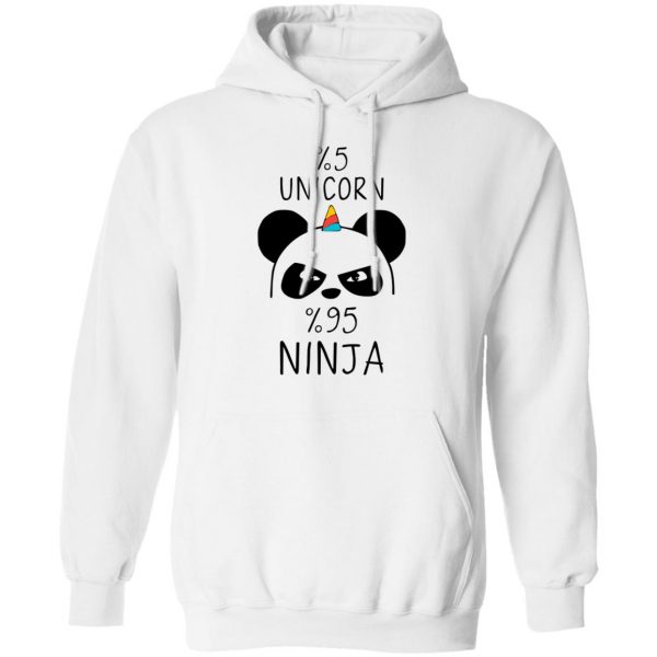 Pandacorn 5% Unicorn 95% Ninja T-Shirts 11