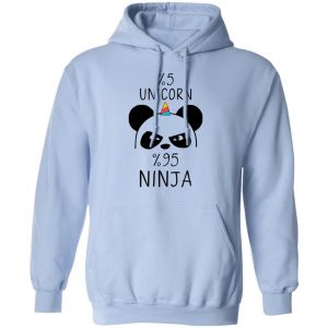 Pandacorn 5% Unicorn 95% Ninja T-Shirts 23