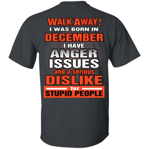 I Was Born In December I Have Anger Issues And A Serious Dislike For Stupid People T-Shirts 2