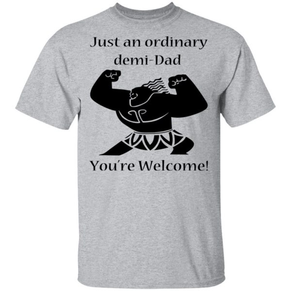 Just An Ordinary Demi-Dad You’re Welcome T-Shirts 3