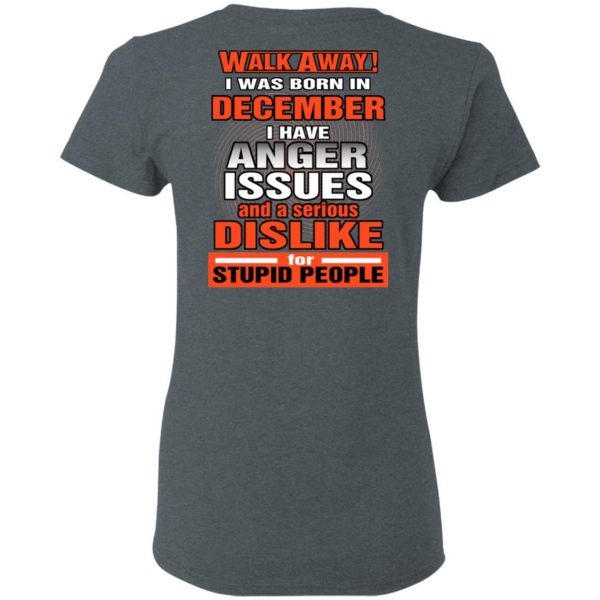 I Was Born In December I Have Anger Issues And A Serious Dislike For Stupid People T-Shirts 6