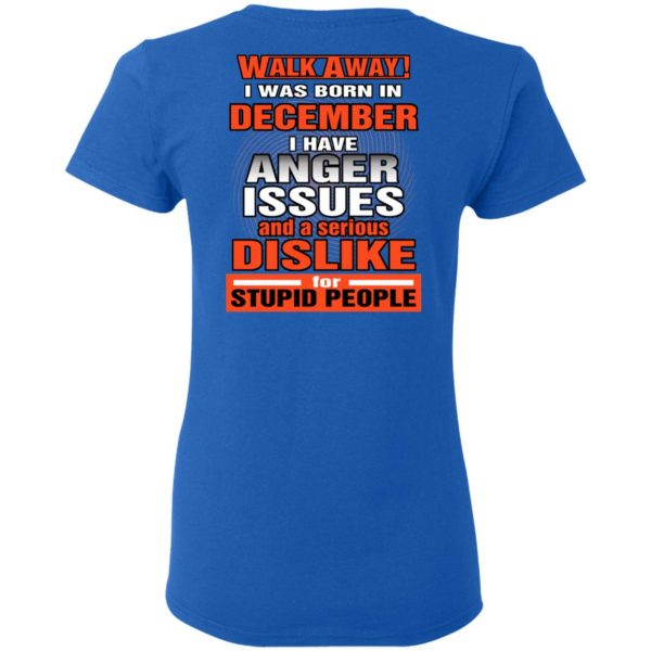 I Was Born In December I Have Anger Issues And A Serious Dislike For Stupid People T-Shirts 8
