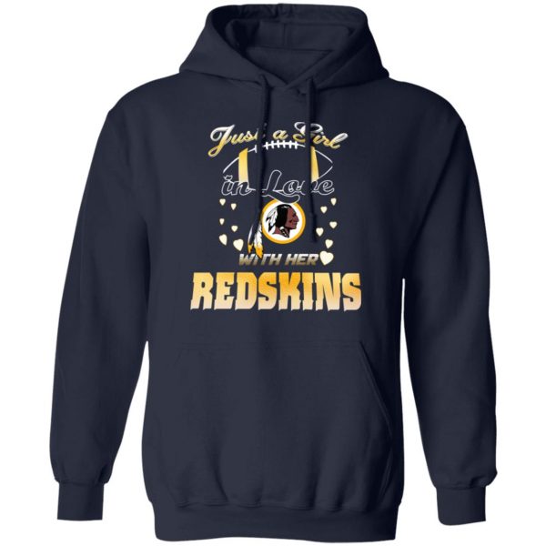 Washington Redskins Just A Girl In Love With Her Redskins T-Shirts 11