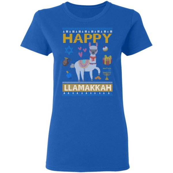 Happy Llama Llamakkah Hanukkah T-Shirts Animals 8