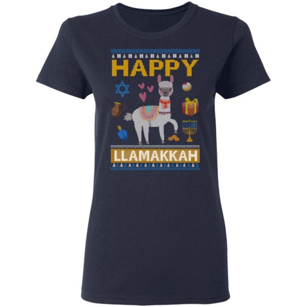 Happy Llama Llamakkah Hanukkah T-Shirts Animals 10
