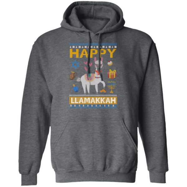 Happy Llama Llamakkah Hanukkah T-Shirts Animals 14