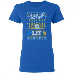 Funny Happy Hanukkah Chanukah Let’s Get Lit T-Shirts 20