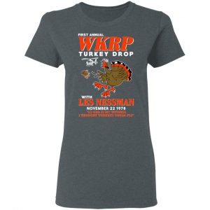 First Annual WKRP Turkey Drop With Les Nessman T-Shirts 18